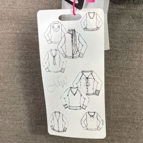 Malagrida Her Brown Cowl Neck Long Sleeve Wool Blend Dress Large Italian NWT - Picture 7 of 12